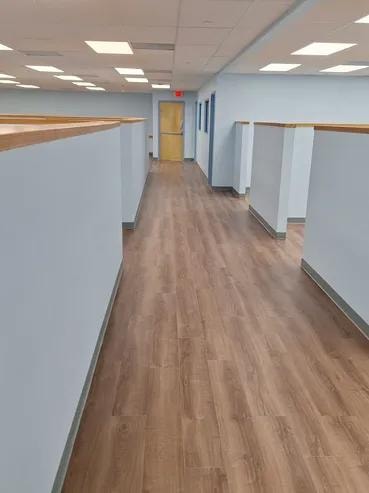 Allapattah Doral Immigration Office hallway corridor with finished flooring