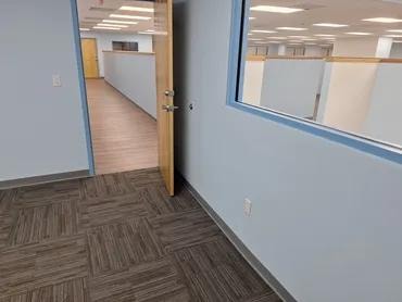 Allapattah Doral Immigration Office private office with carpet tile flooring