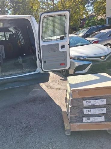 Singely Document One flooring materials delivered to job site